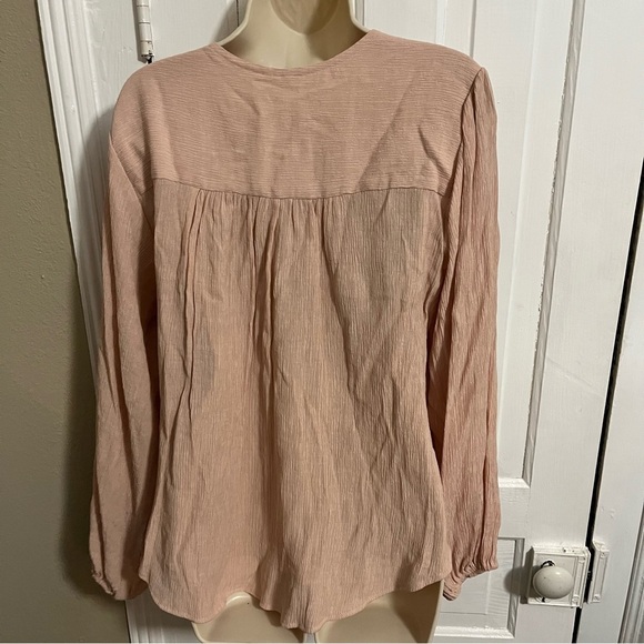 Free People Check On It Faux Wrap Top Pink Nectar Small T1 - Picture 4 of 8